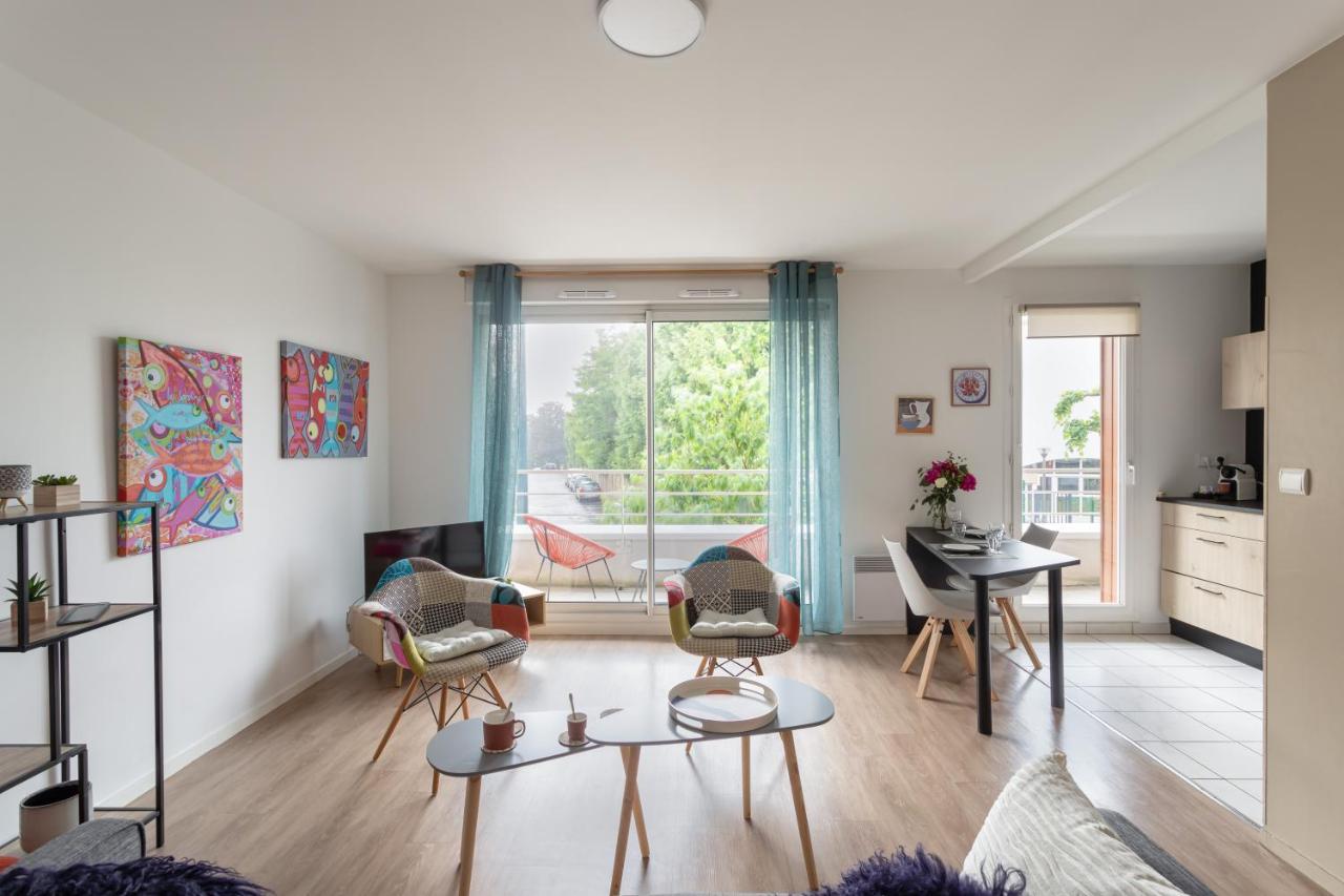 Appartamento Bahibe - Balcon Et Parking Au Calme Proche Gare Rennes Esterno foto