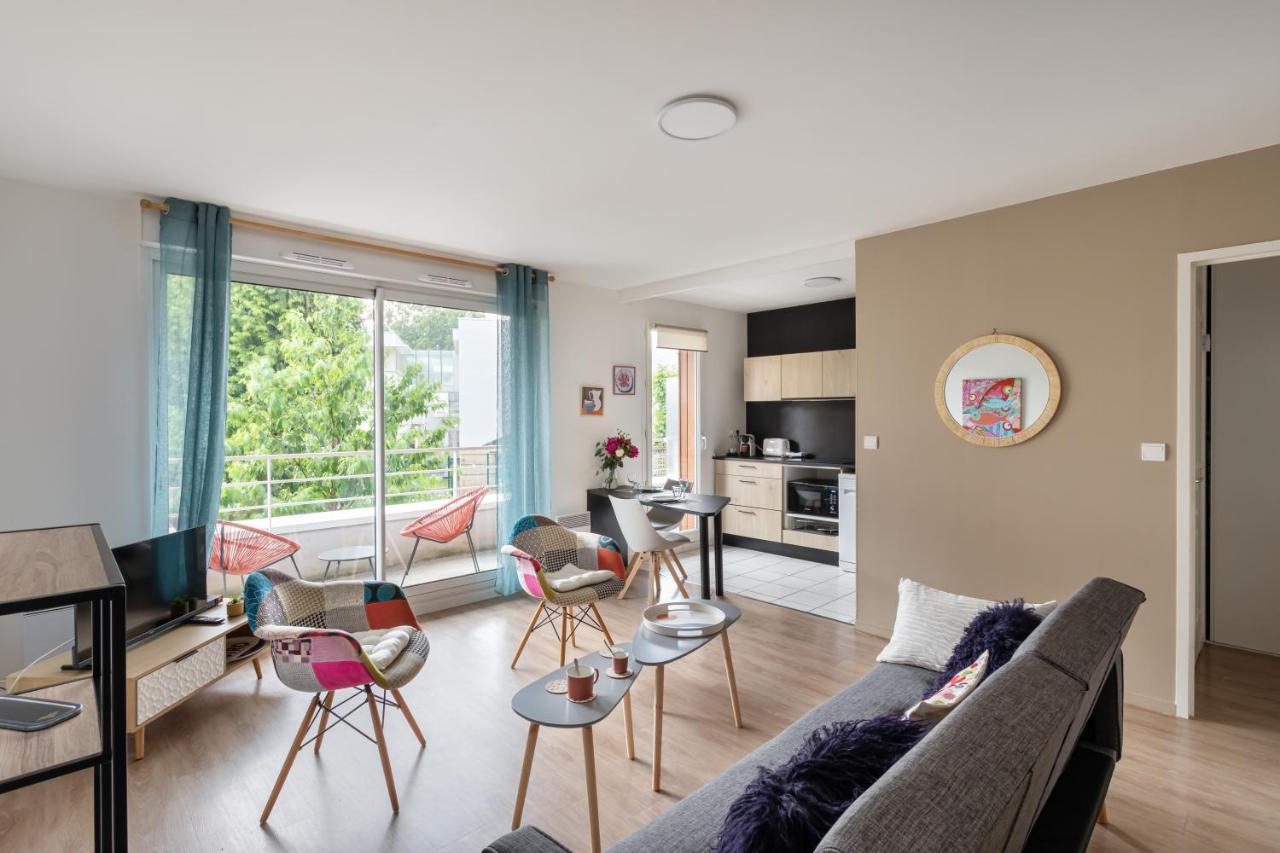 Appartamento Bahibe - Balcon Et Parking Au Calme Proche Gare Rennes Esterno foto